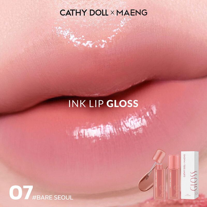 Cathy Doll x Maeng Ink Lip Gloss 3.2g #07 Bare Seoul