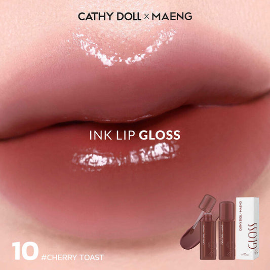 Cathy Doll x Maeng Ink Lip Gloss 3.2g #10 Cherry Toast