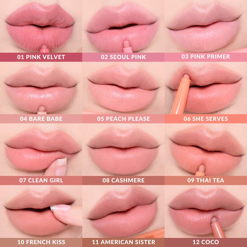 Cathy Doll x Maeng Smooth Blur Lip Liner 0.4g #03 Pink Primer