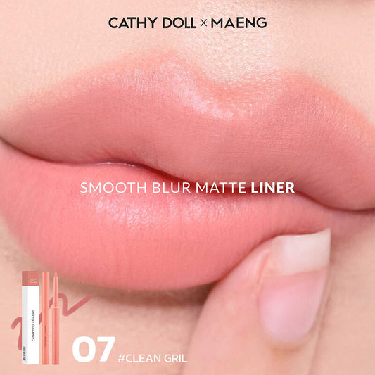 Cathy Doll x Maeng Smooth Blur Lip Liner 0.4g #07 Clean Girl
