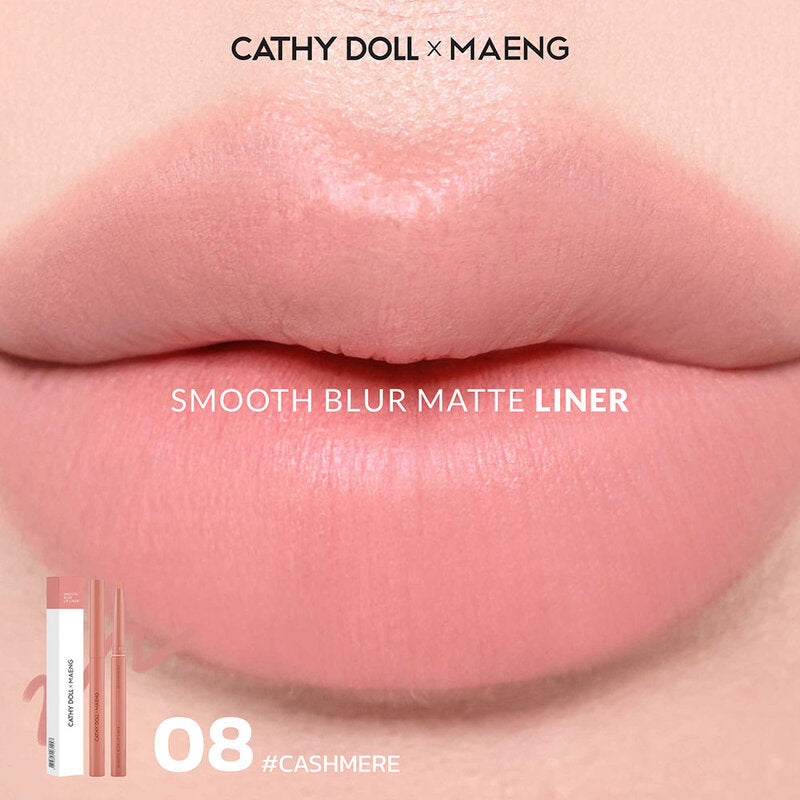 Cathy Doll x Maeng Smooth Blur Lip Liner 0.4g #08 Cashmere