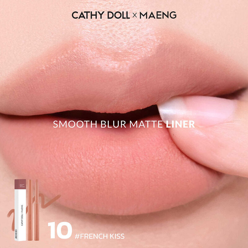 Cathy Doll x Maeng Smooth Blur Lip Liner 0.4g #10 French Kiss