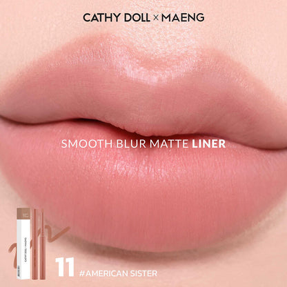 Cathy Doll x Maeng Smooth Blur Lip Liner 0.4g #11 American Sister