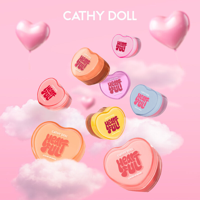 Cathy Doll Lip Mask - Heartful Color #04 Red Envy - Beauty Buddy