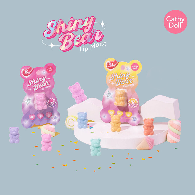 Cathy Doll Lip Moist - #02 Redlipop Shiny Bear Formula - Beauty Buddy