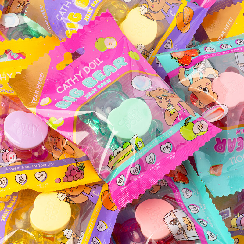 Cathy Doll Big Bear Jelly Balm 5g #Grape Roll Cake