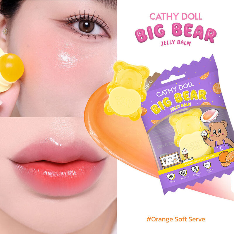 Cathy Doll Big Bear Jelly Balm 5g #Orange Soft Serve