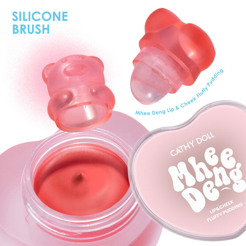 Cathy Doll Mhee Deng Lip & Cheek Fluffy Pudding 8g #10 Warm Fig