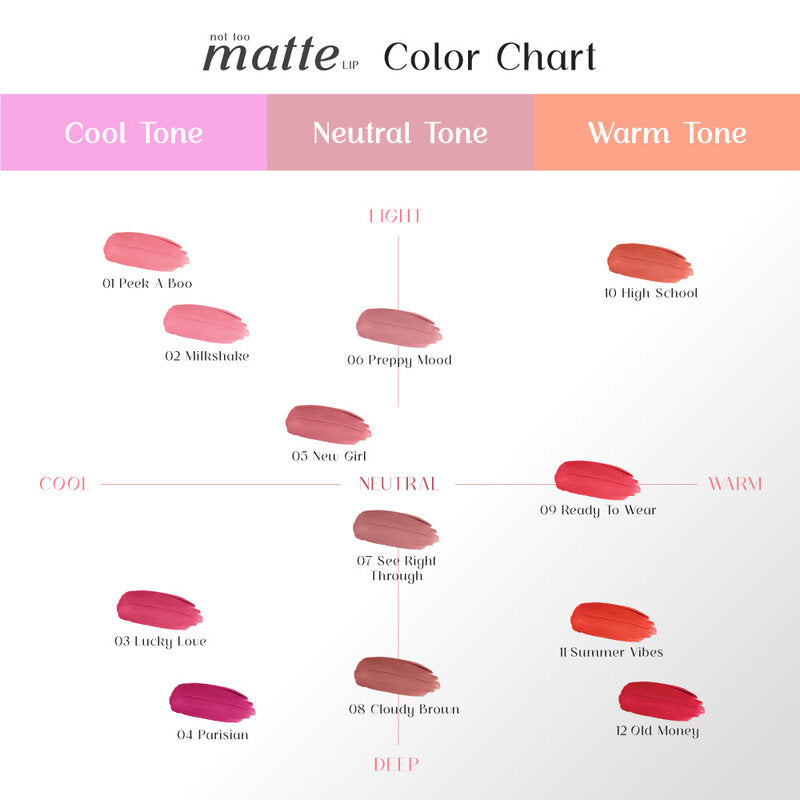 Cathy Doll Not Too Matte Lip 2.9g #06 Preppy Mood