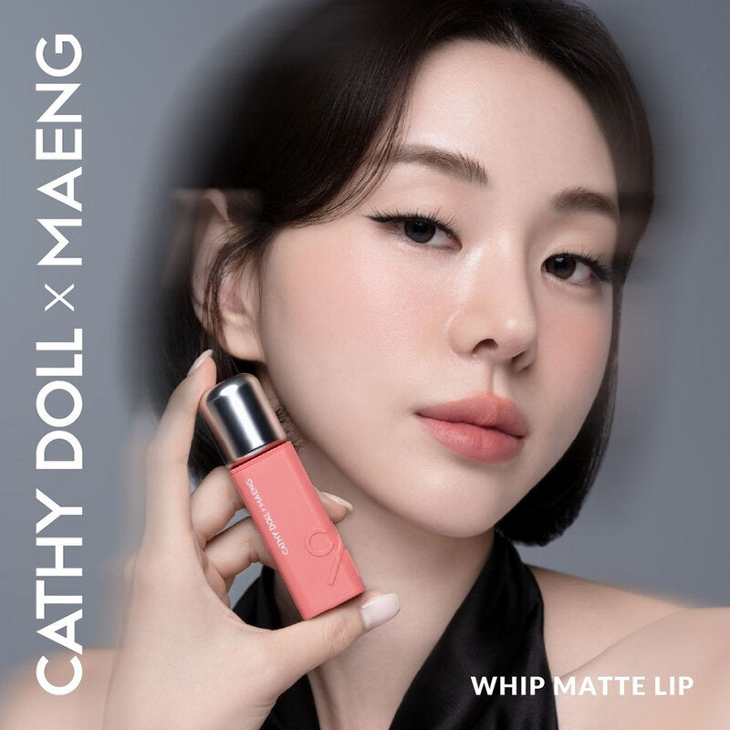 Cathy Doll x Maeng Whip Matte Lip 2.8g #02 Cool Plum