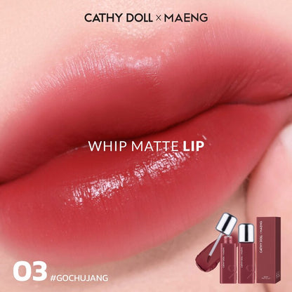 Cathy Doll x Maeng Whip Matte Lip 2.8g #03 Gochujang