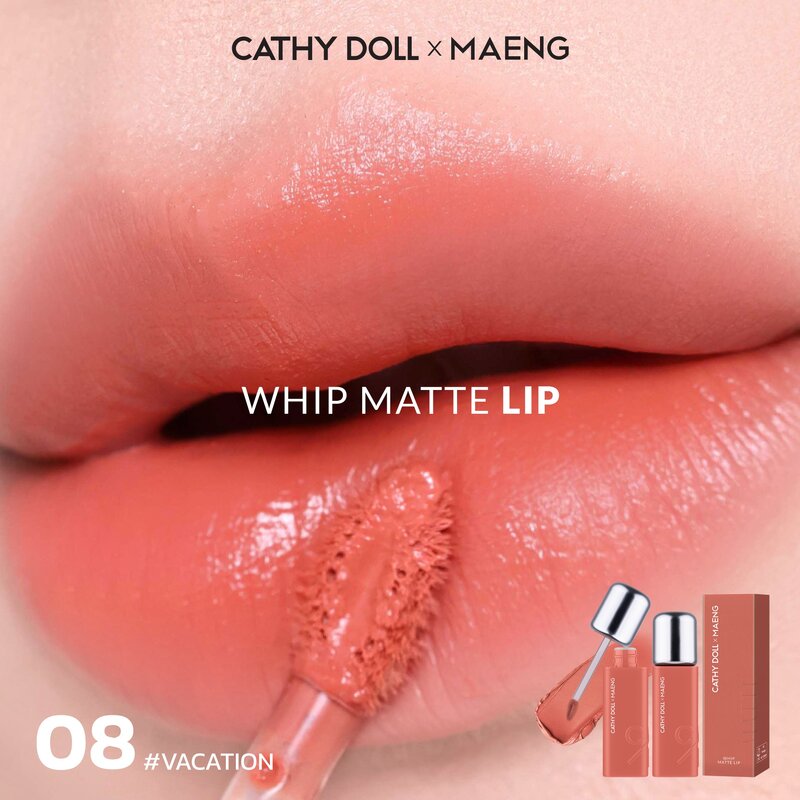 Cathy Doll x Maeng Whip Matte Lip 2.8g #08 Vacation