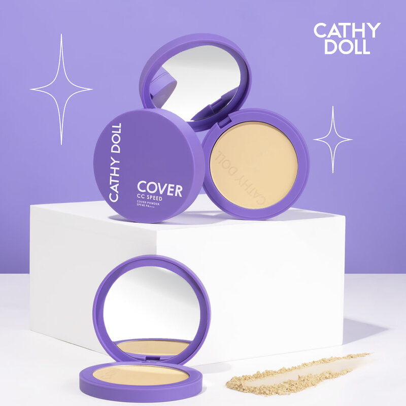Cathy Doll CC Speed Cover Powder SPF40 PA+++ 12g #03 Honey Beige