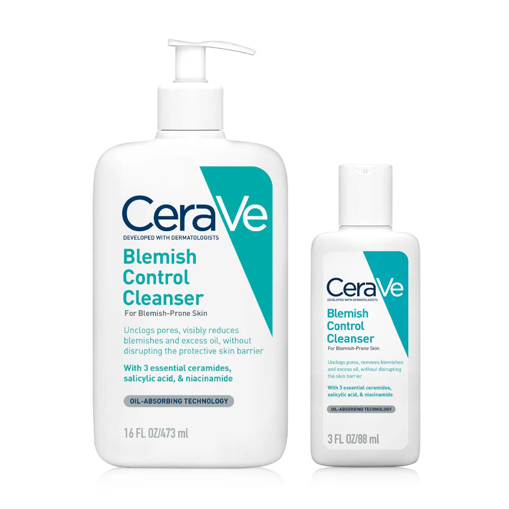 CeraVe Buy 1 Get 1 Blemish Control Cleanser 473ml + Free! Blemish Control Cleanser 88ml