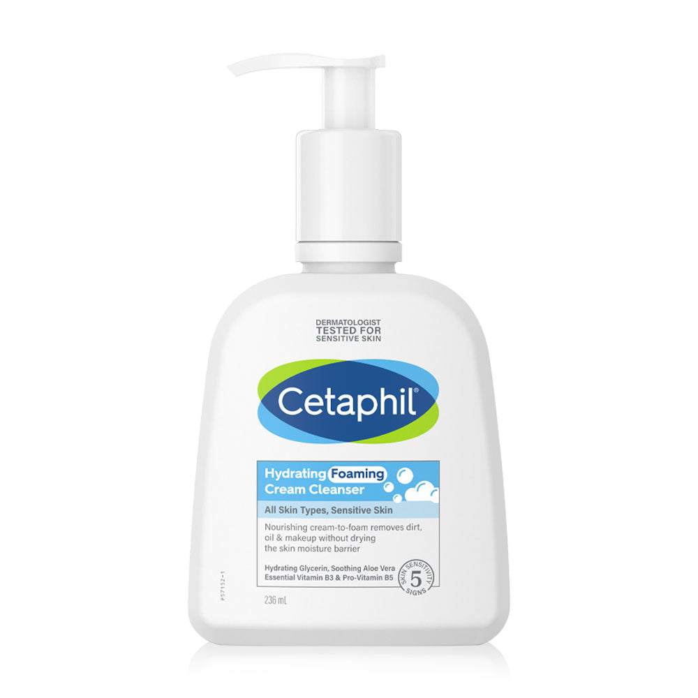 Cetaphil Hydrating Foaming Cream Cleanser 236ml