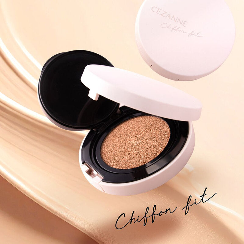 Cezanne Chiffon Fit Cushion Foundation 11g #00 Light Beige