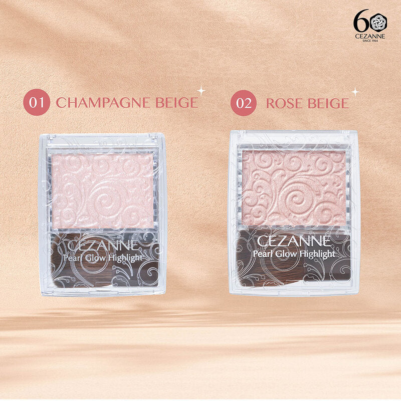 Cezanne Pearl Glow Highlight 2.4g #01 Champagne