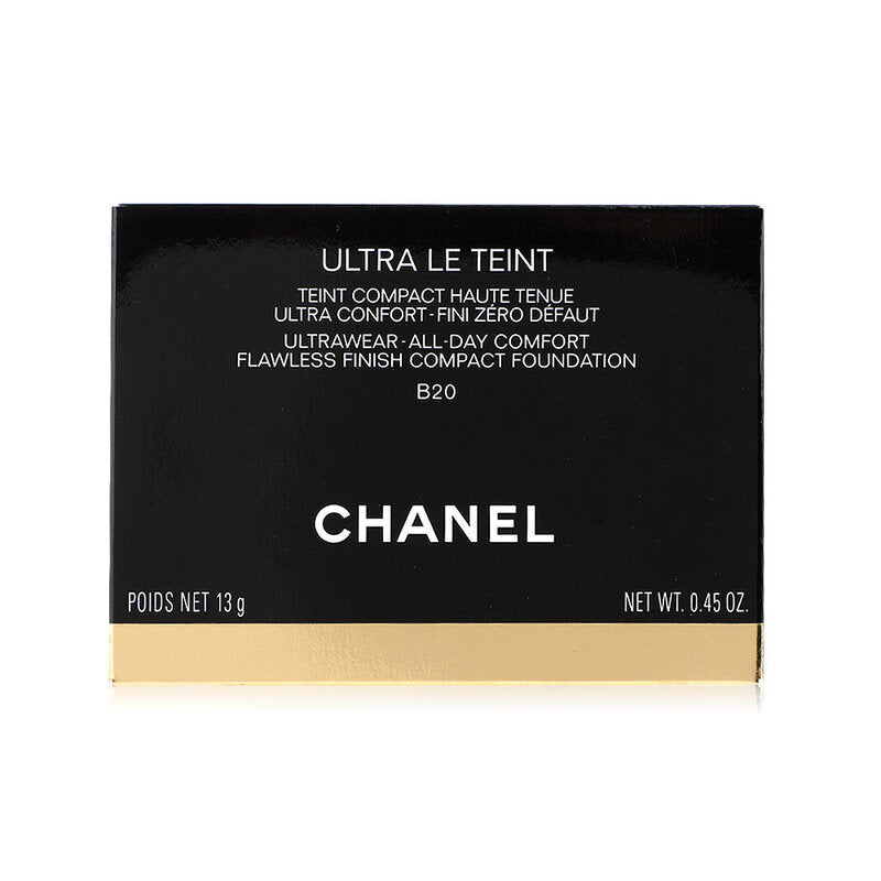 Chanel Le Teint Ultra Tenue Ultrawear Flawless Compact Foundation Matte SPF 15 13g #B20