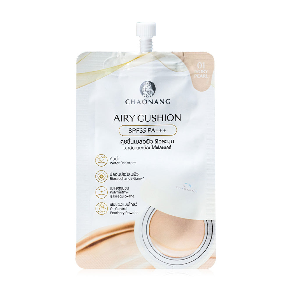 Chaonang Airy Cushion SPF35 PA+++ 5g #01 Ivory Pearl