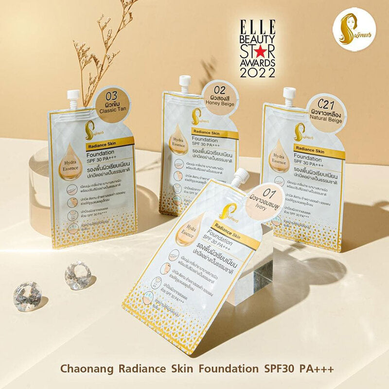Chaonang Chao Nang Radiance Skin Foundation SPF30PA+++ [5g x 6pcs] #01 Ivory
