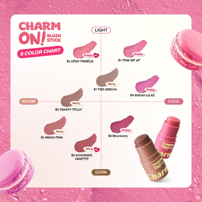 Charmiss Charm On Matte Stick 3g #05 Mwah Pink
