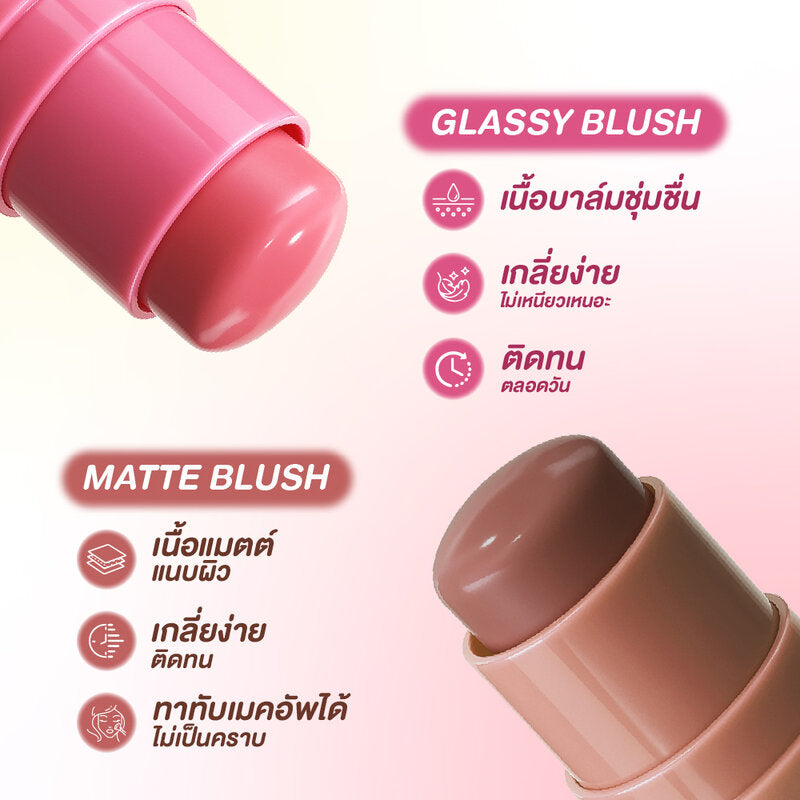 Charmiss Charm On Matte Stick 3g #06 Charming Rosette