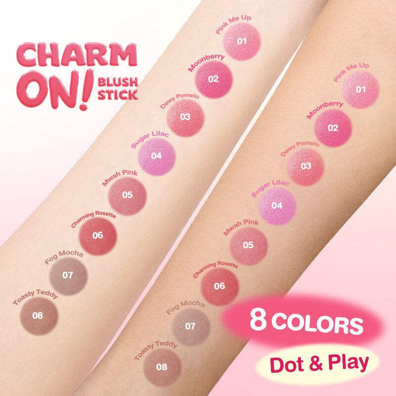 Charmiss Charm On Matte Stick 3g #06 Charming Rosette