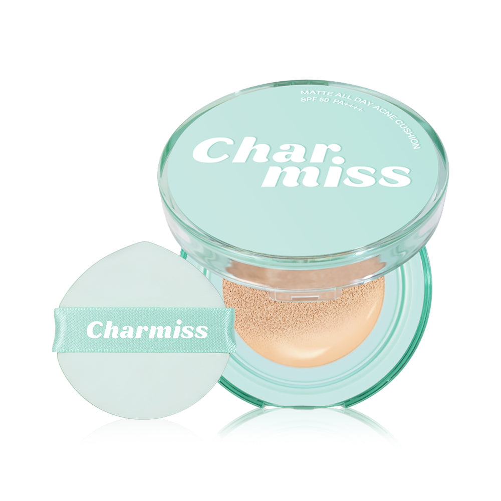 Charmiss Matte All Day Acne Cushion SPF50 PA++++ 8g #02 Natural Beige
