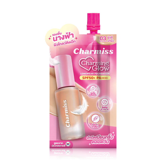 Charmiss Charming Glow Longwear Foundation SPF50+ PA+ 5g #03 Medium Beige