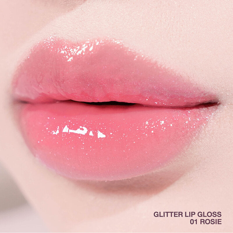 Charmiss Blooming Heart Glitter Lip Gloss 3.4g #01 Rosie