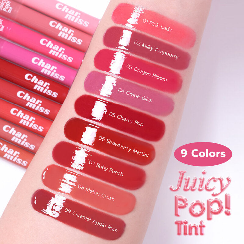 Charmiss Juicy Pop Tint 1.6g #07 Ruby Punch #Charmiss Tint Gloss