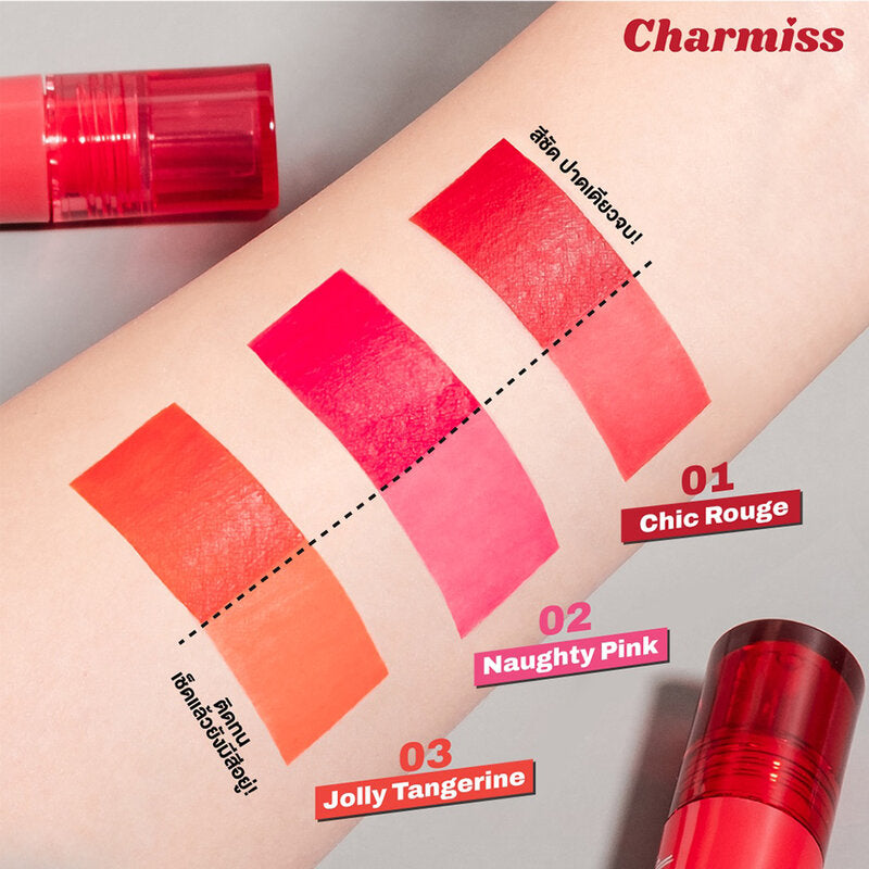 Charmiss Show Me Your Charm Tattoo Matte Tint 2.2g #01 Chic Rouge