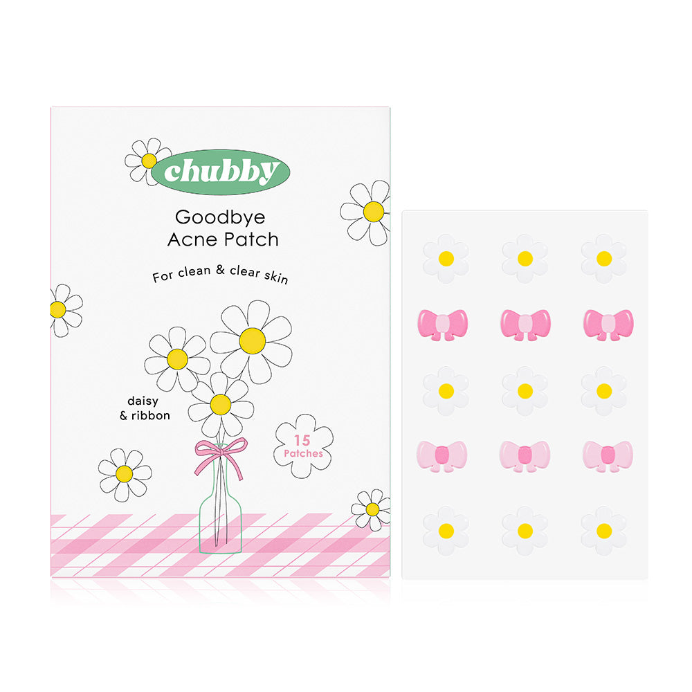 Chubby Goodbye Acne Patch 15 Dots #Daisy & Ribbon
