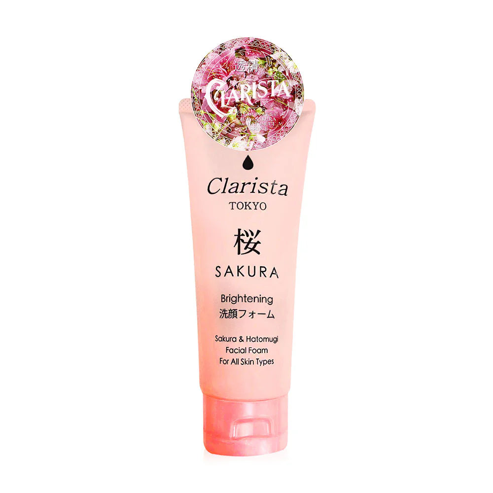 Clarista Tokyo Sakura & Hatomugi Facial Foam 130g