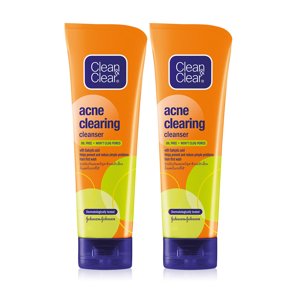 Clean & Clear Acne Clearing Cleanser 80g x 2pcs
