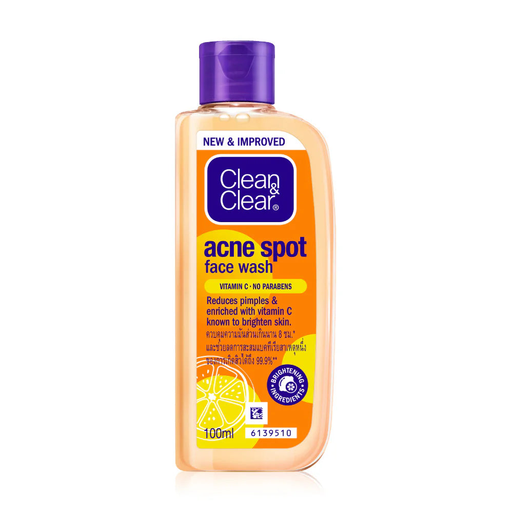 Clean & Clear Acne Spot Face Wash VitC 100ml