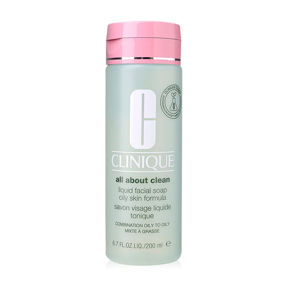 Clinique All About Clean Liquid Facial Soap Oily Skin Formula 200ml