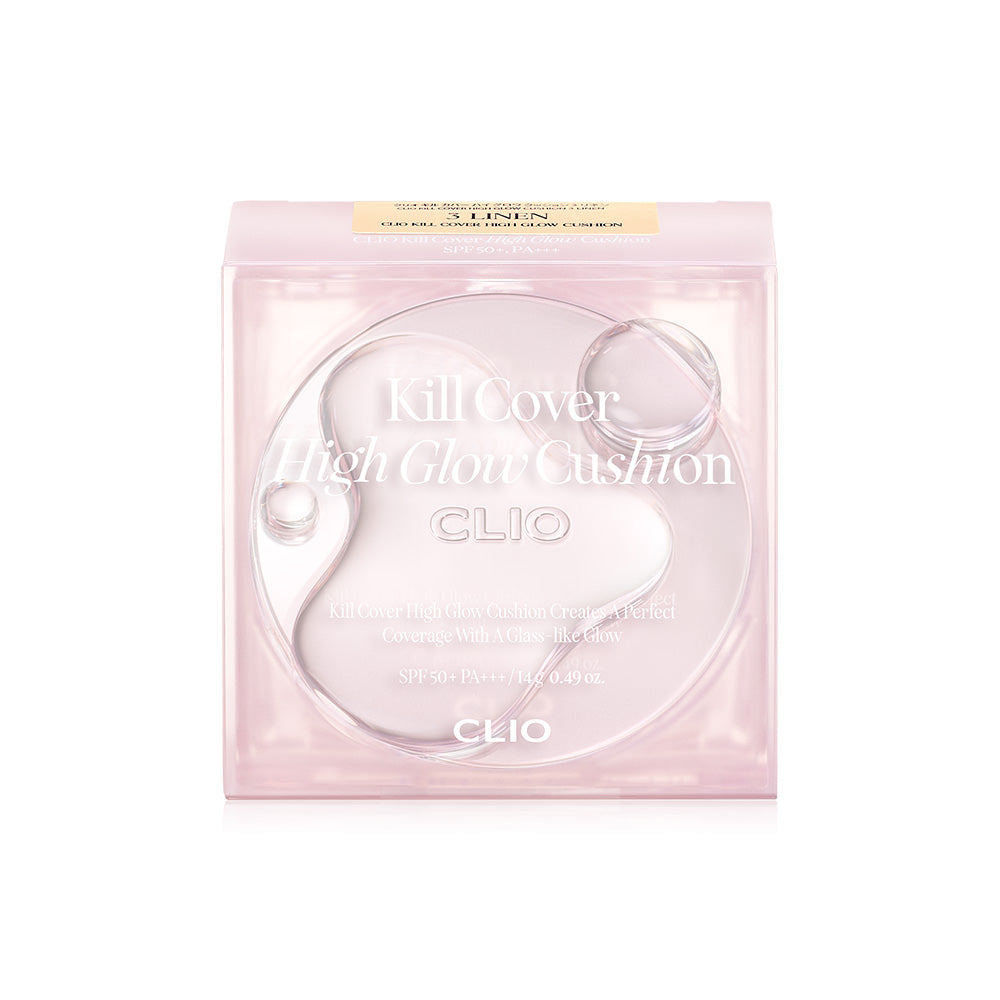 CLIO Kill Cover High Glow Cushion SPF50+ PA+ 14g + Refill 14g #3 Linen