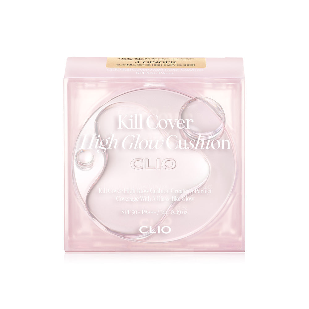 CLIO Kill Cover High Glow Cushion SPF50+ PA+ 14g + Refill 14g #4 Ginger