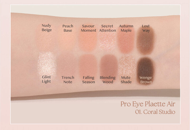 CLIO Pro Eye Palette 7.2g #01 Coral Studio