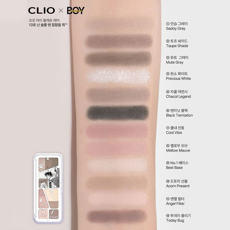 CLIO Pro Eye Palette 9.6g #13 Dancing Smoky