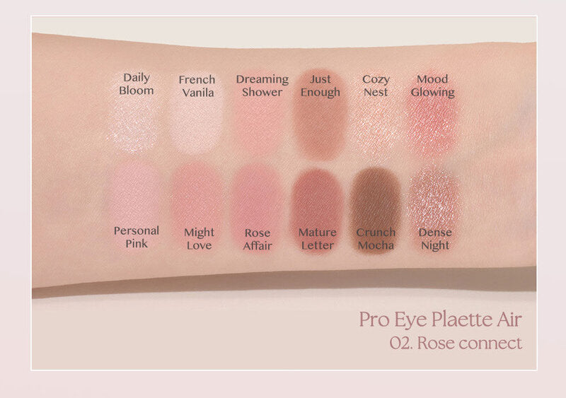 CLIO Pro Eye Palette Air 7.2g #02 Rose Connect