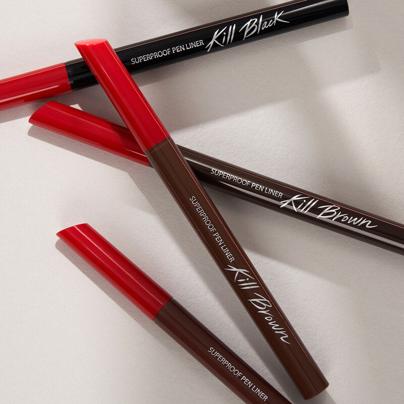 CLIO Superproof Pen Liner Kill Black 0.55ml #001 Black