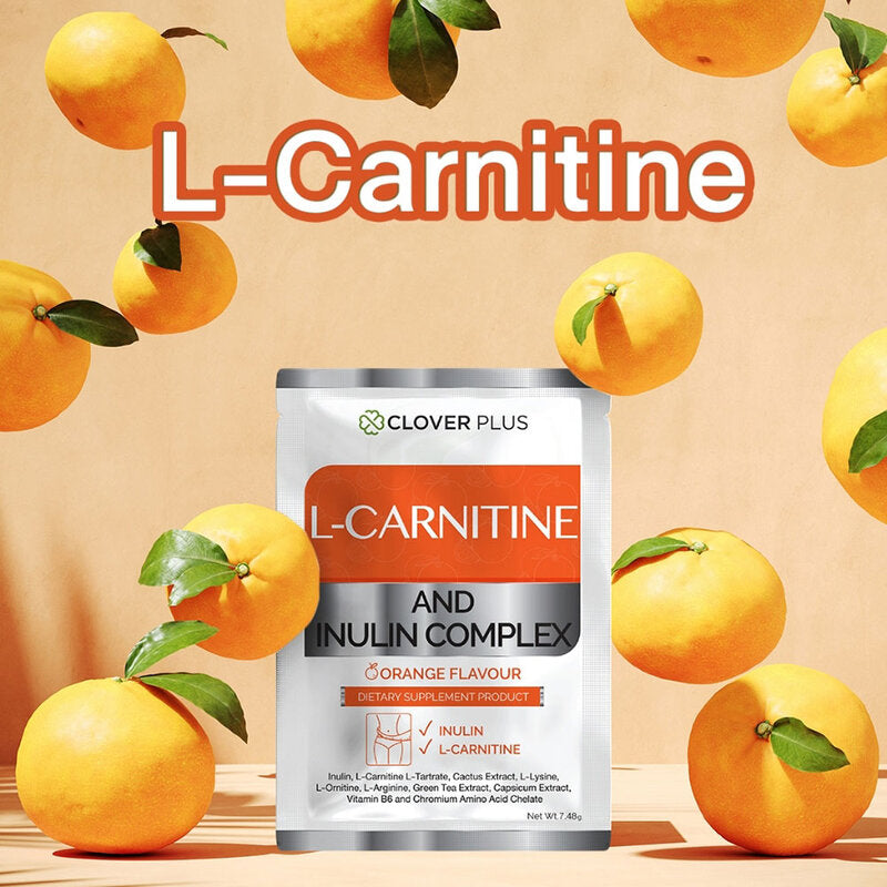 Clover Plus L-Carnitine Chili Extract Dietary Supplement 7.48g x 10 Sachets