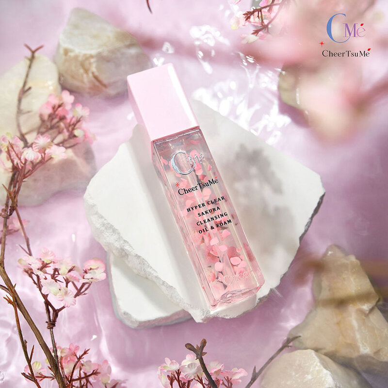 CMe CheerTsuMe Hyper Clear Sakura Cleansing Oil & Foam 100ml