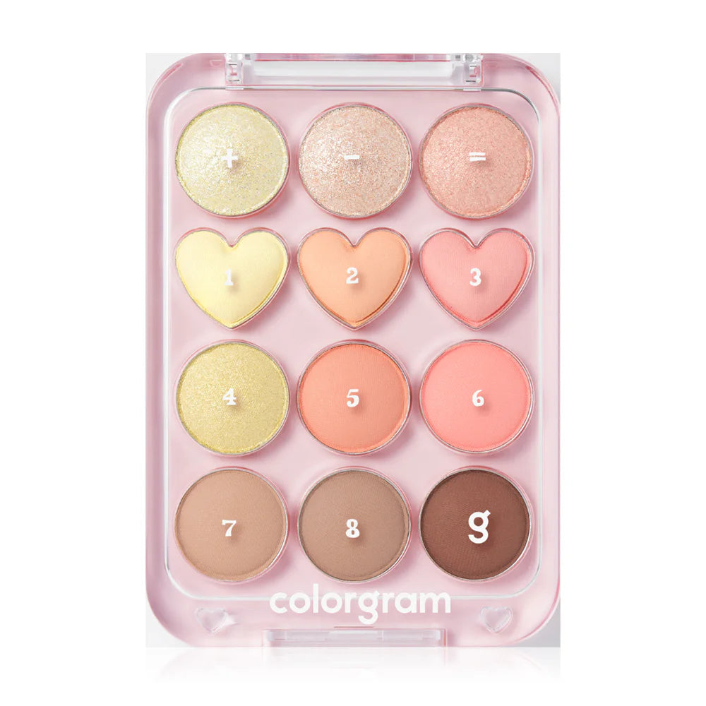 Colorgram Pin Point Eyeshadow Palette 9.2g #05 Blossom+Coral