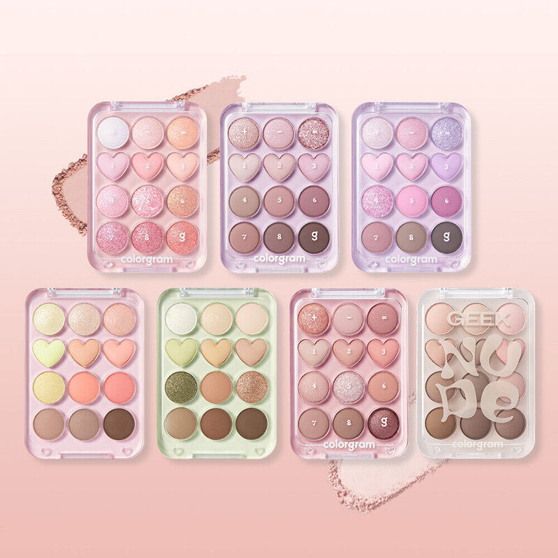 Colorgram Pin Point Eyeshadow Palette 9.2g #05 Blossom+Coral