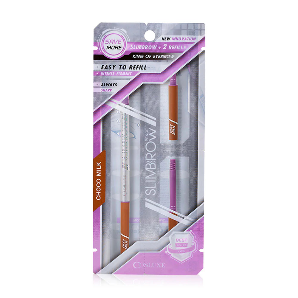 Cosluxe Slimbrow Pencil Ref Parf 0.15g #Choco Milk