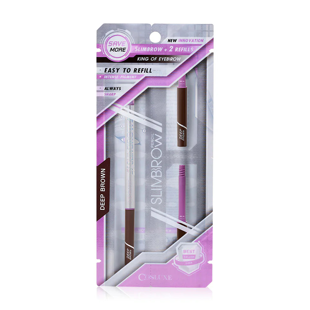 Cosluxe Slimbrow Pencil Ref Parf 0.15g #Deep Brown