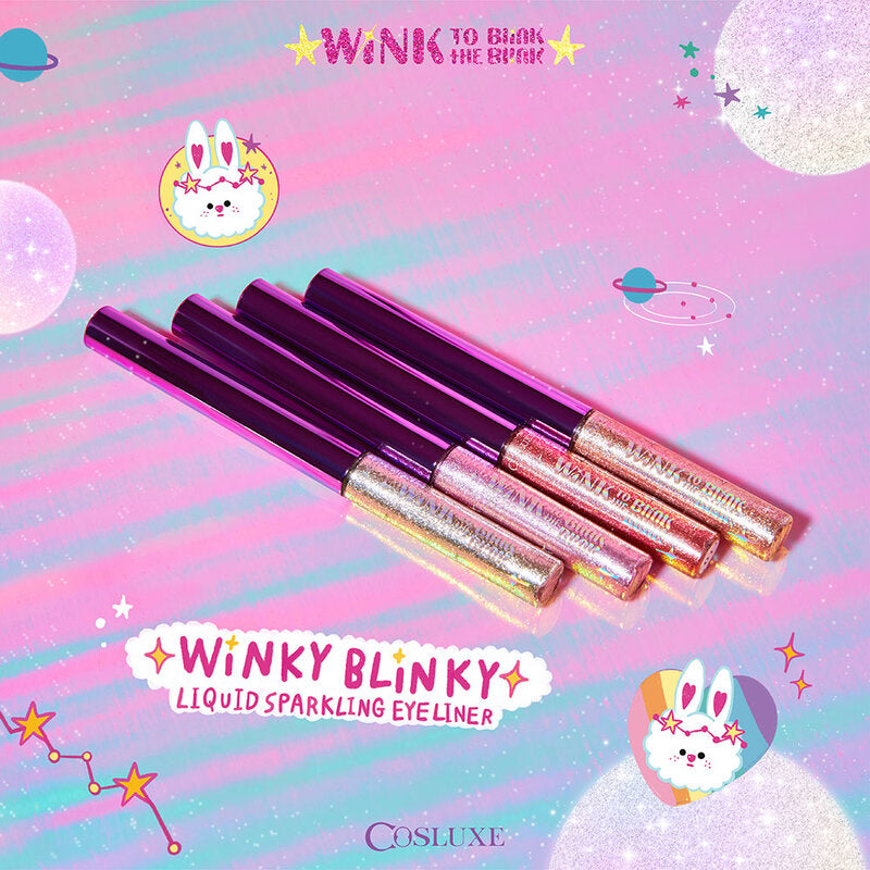 Cosluxe Winky Blinky Liquid Sparkling Eyeliner 3g #04 Pink Diamond